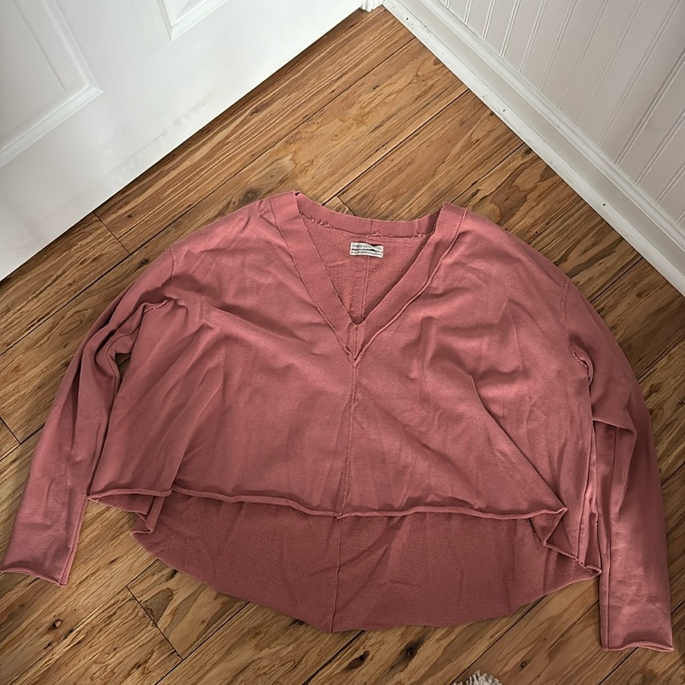 Urban outfitters cropped long sleeve top